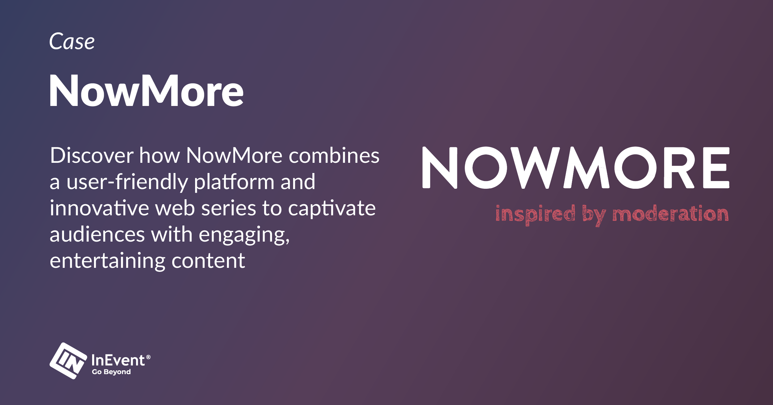 NowMore promotes successful web series
